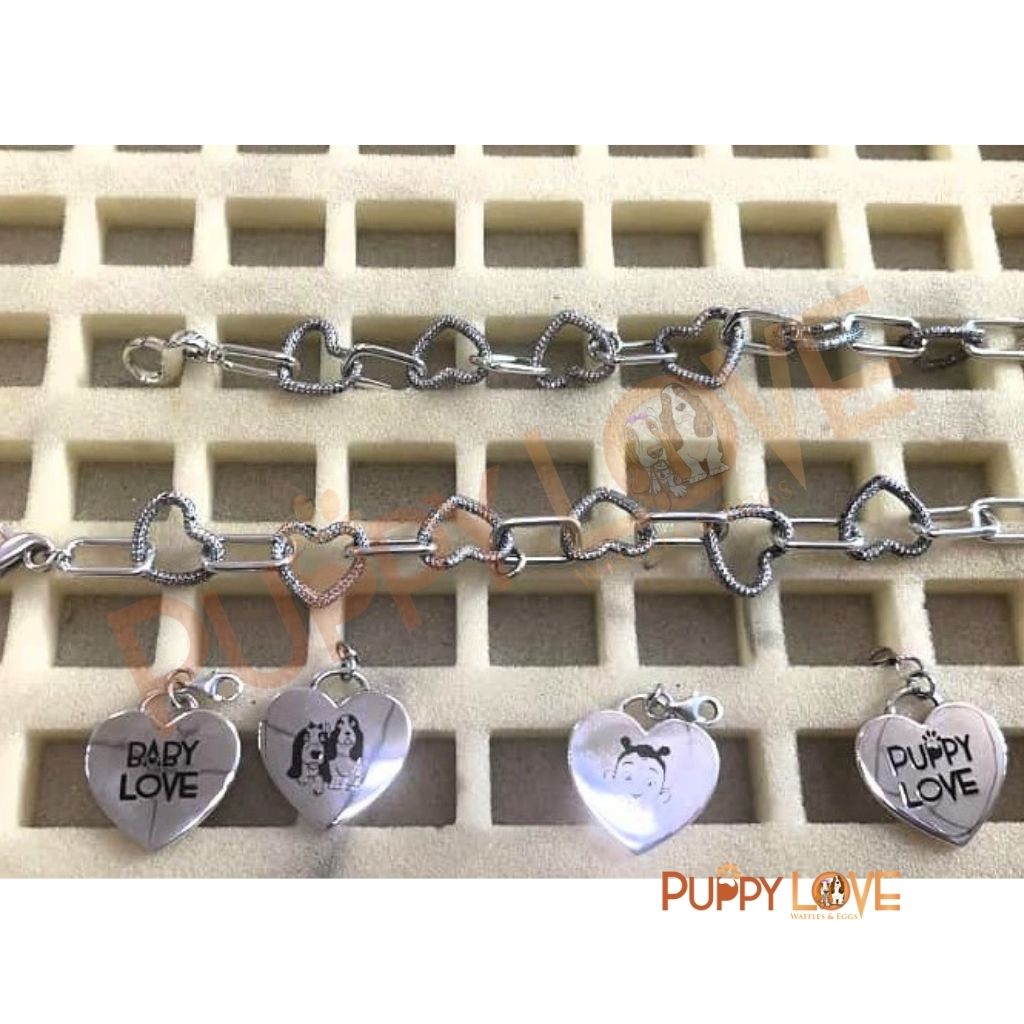 Puppy Love Charm and Bracelet