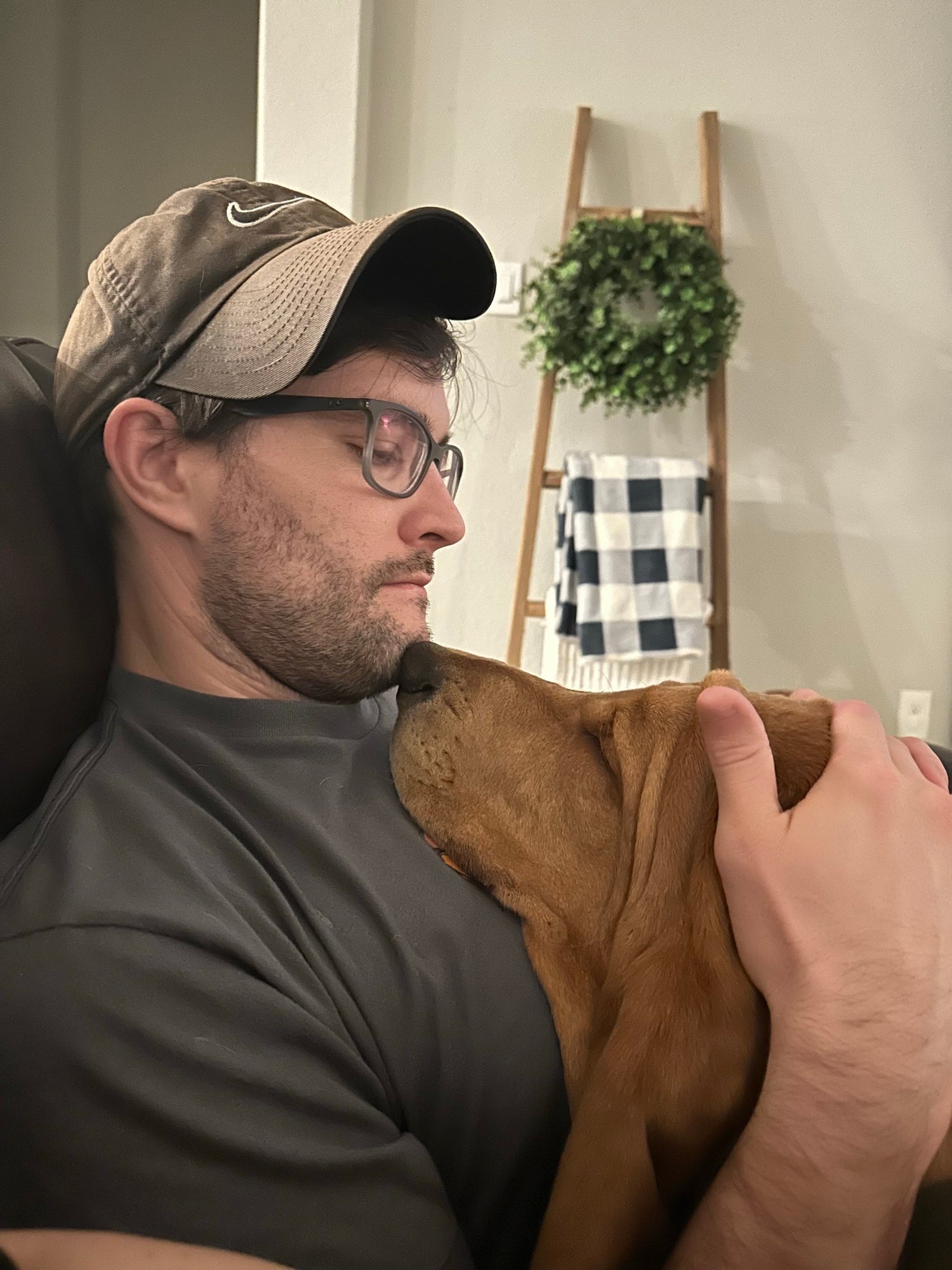 Brandon and Cinnamon Roll Puppy