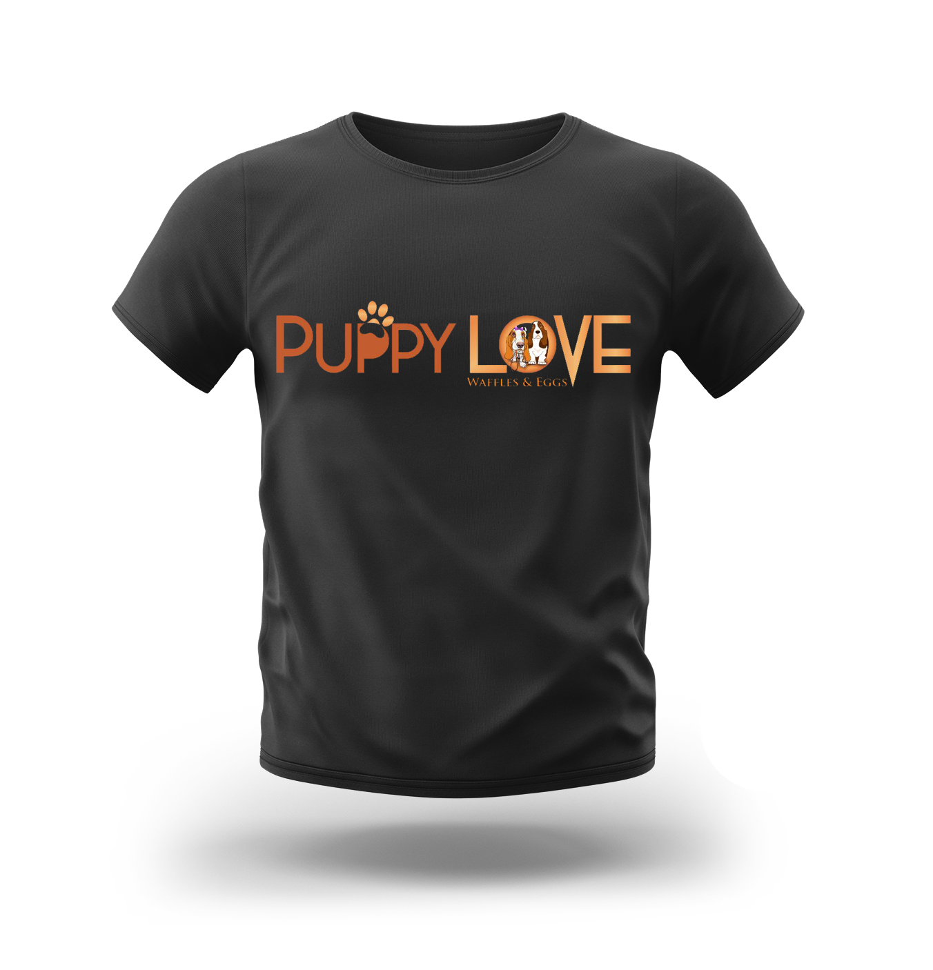 Puppy Love Black Tee